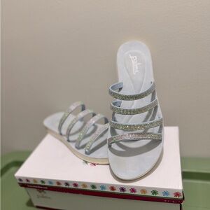 Sky Blue Sandals 
Size 11